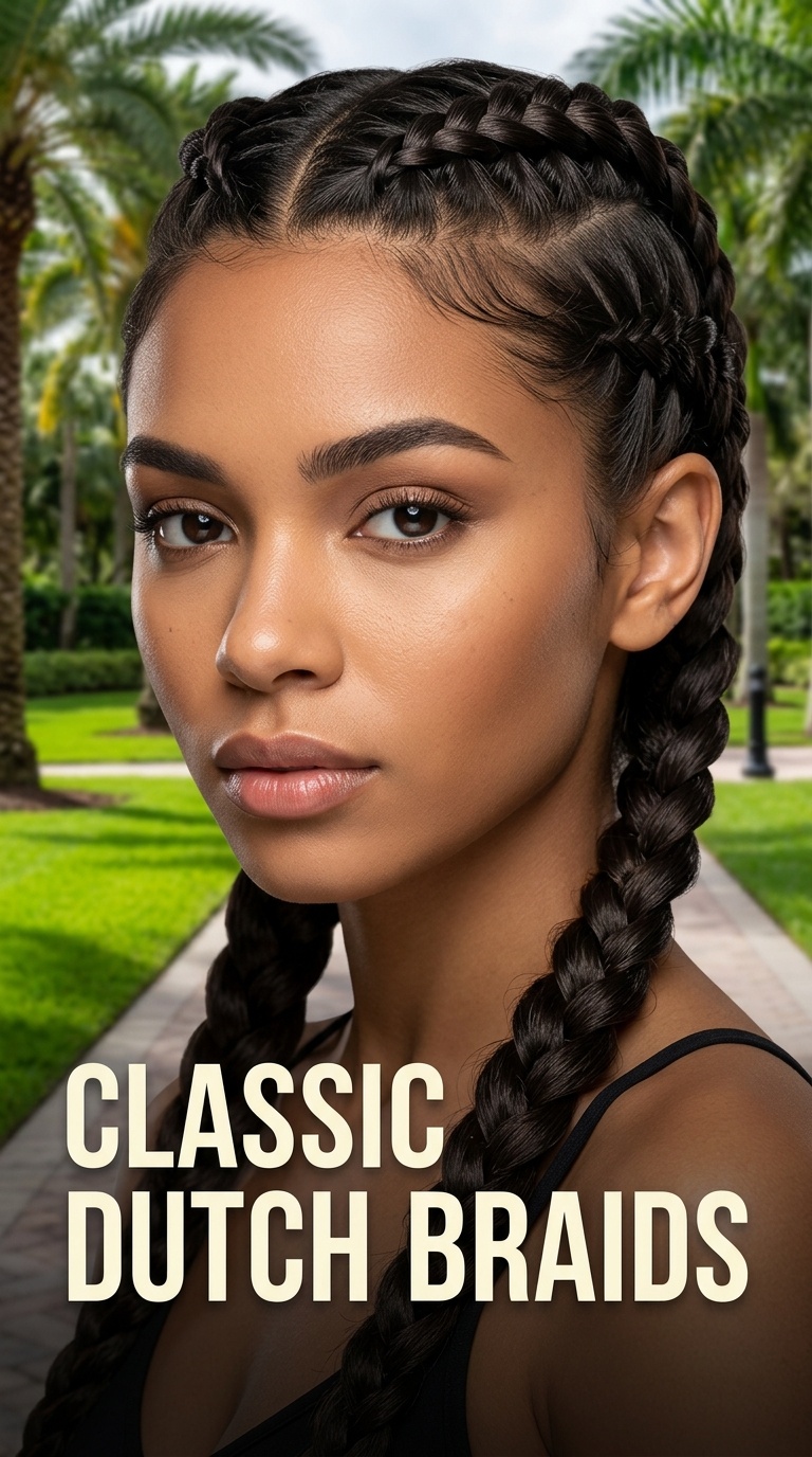 Classic Dutch Braids