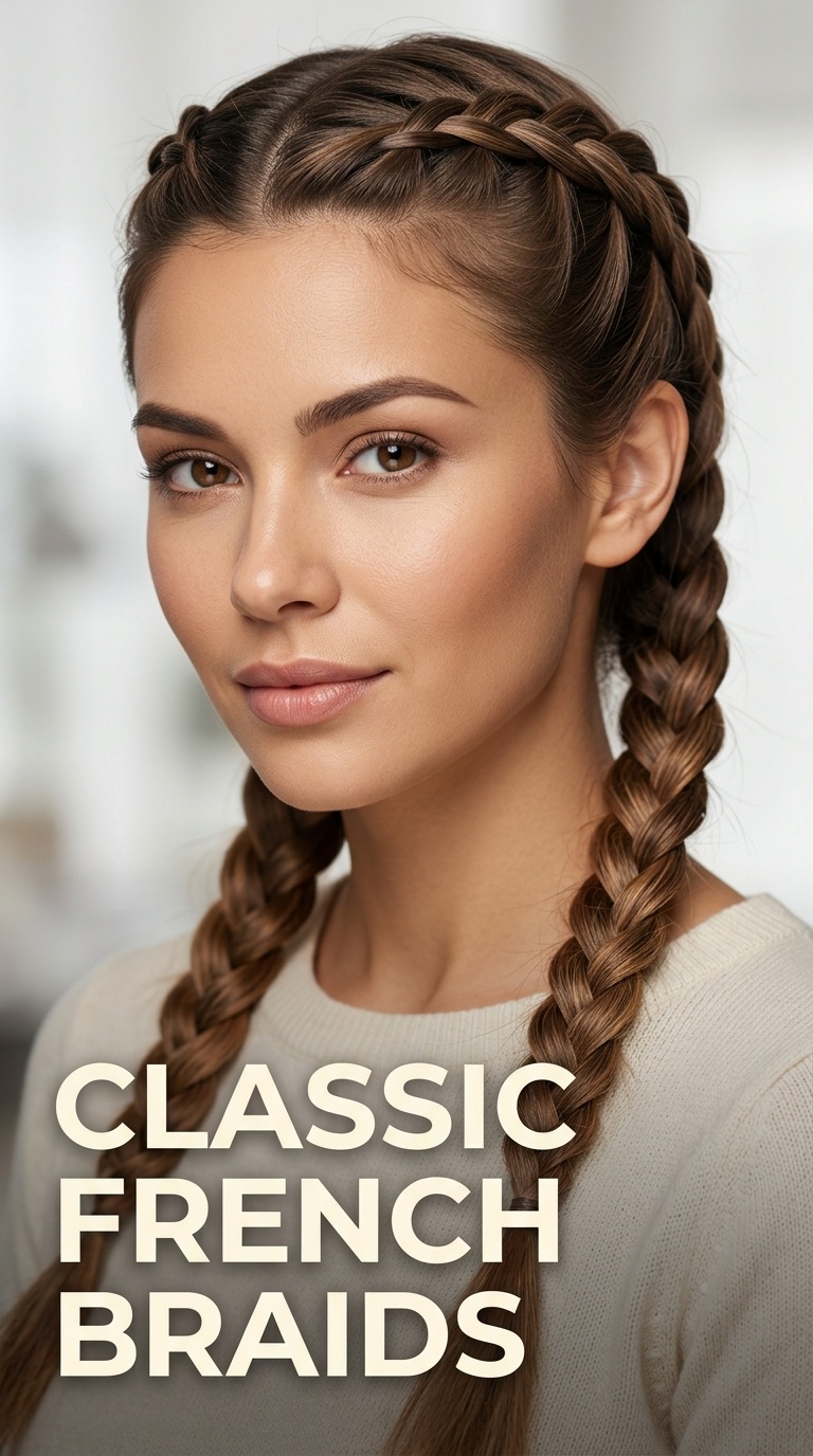 Classic French Braids