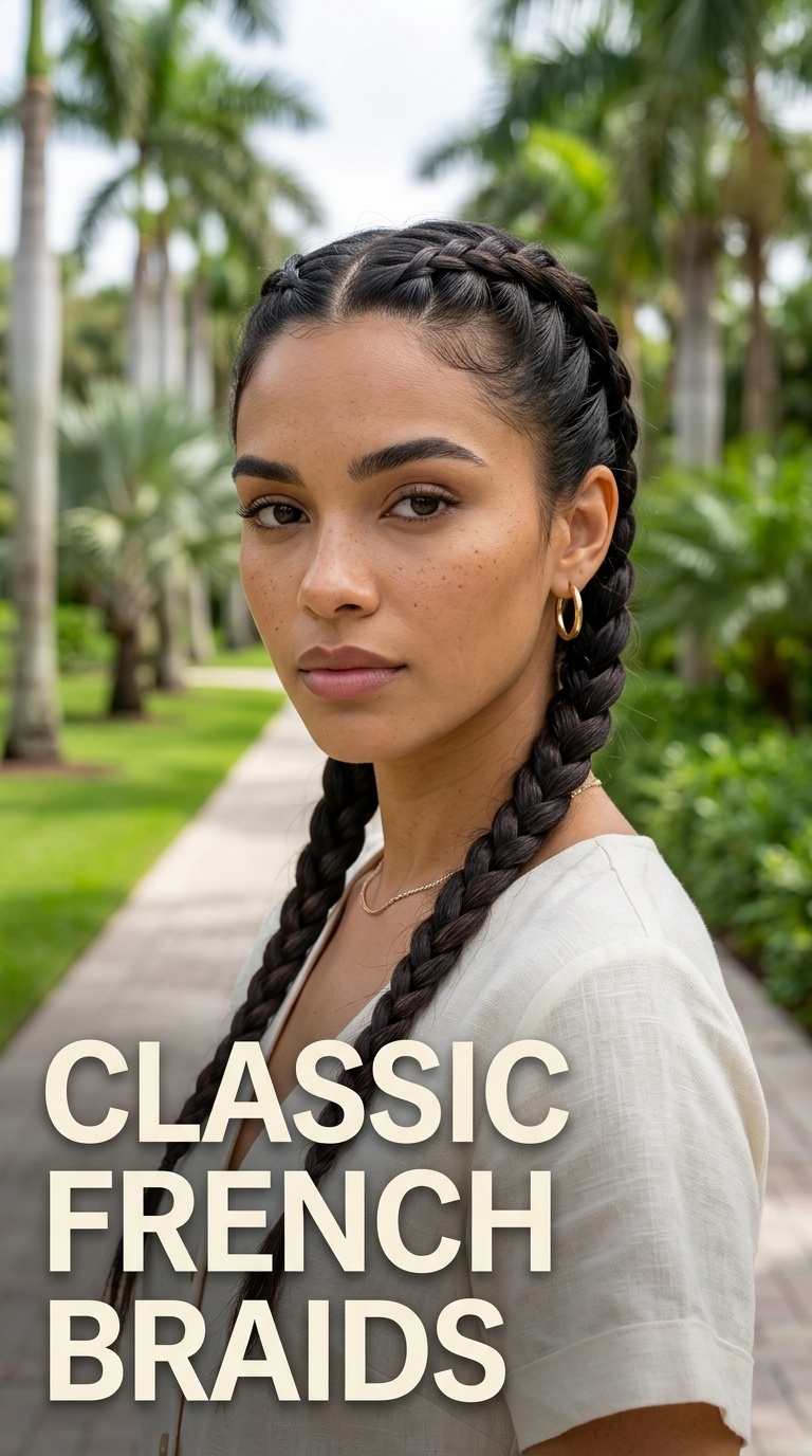 Classic French Braids