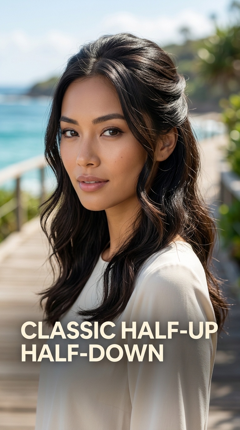 Classic Half-Up Half-Down