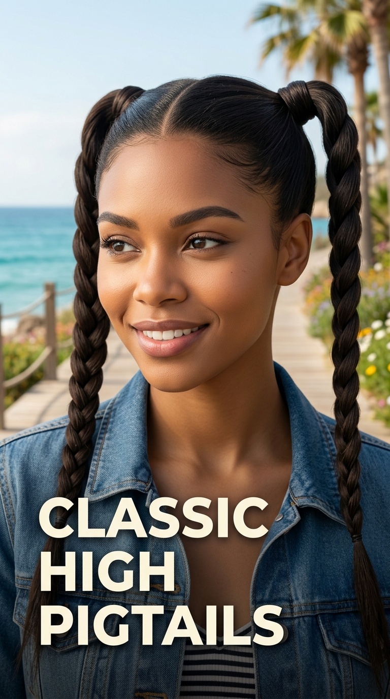 Classic High Pigtails
