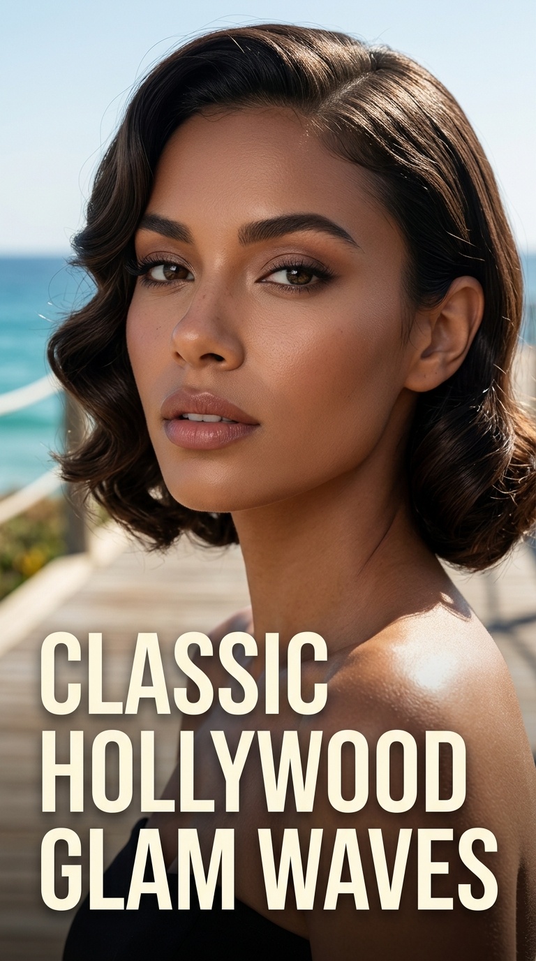 Classic Hollywood Glam Waves