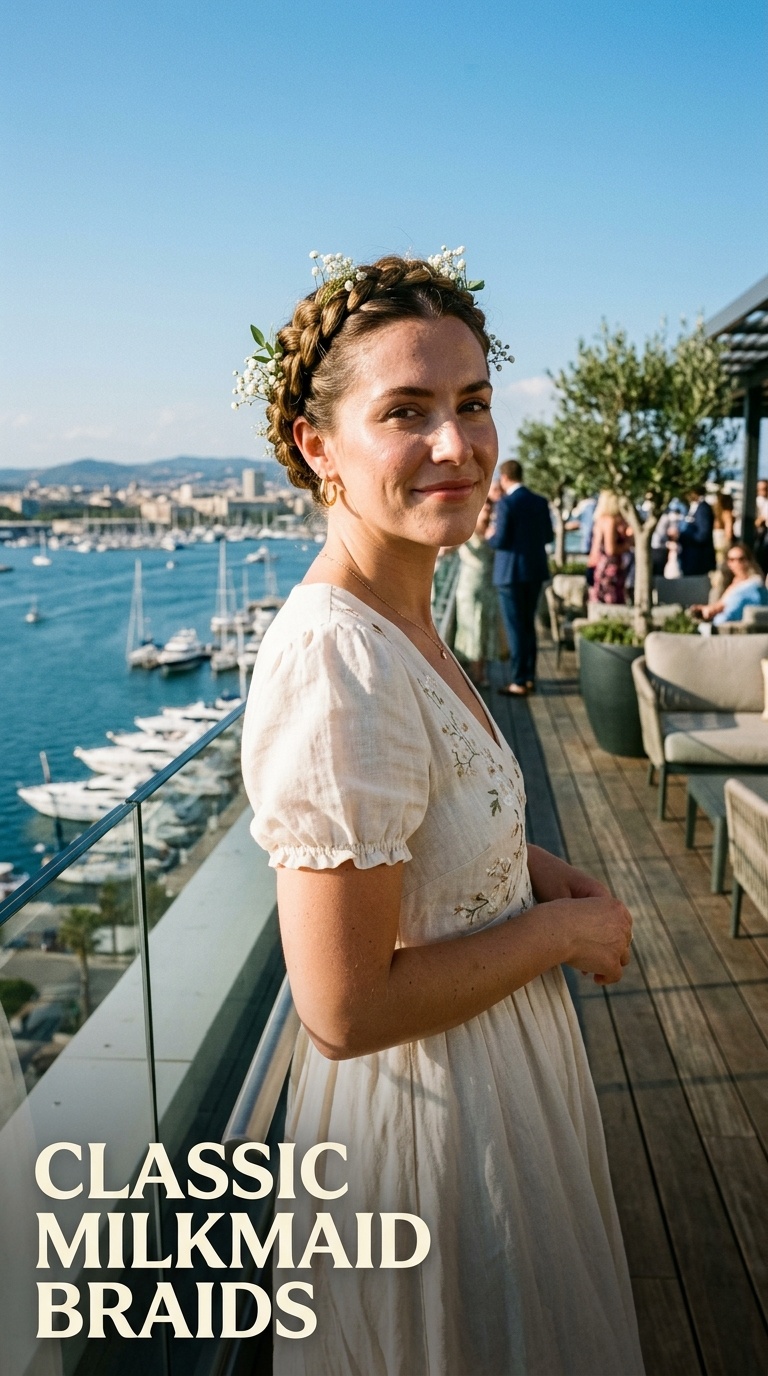 Classic Milkmaid Braids