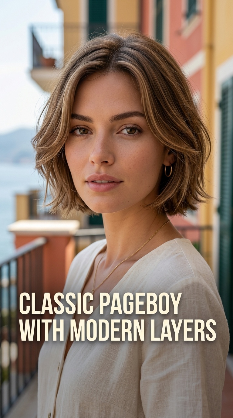 Classic Pageboy with Modern Layers