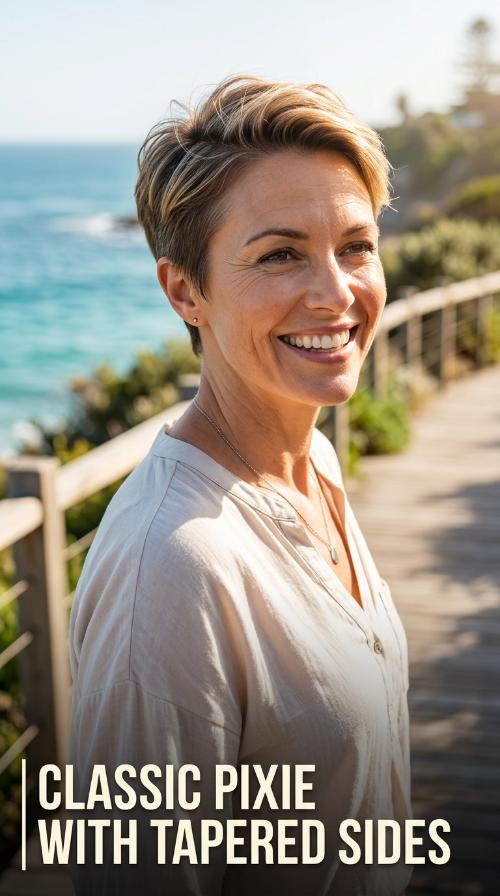 Classic Pixie with Tapered Sides