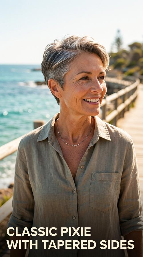 Classic Pixie with Tapered Sides