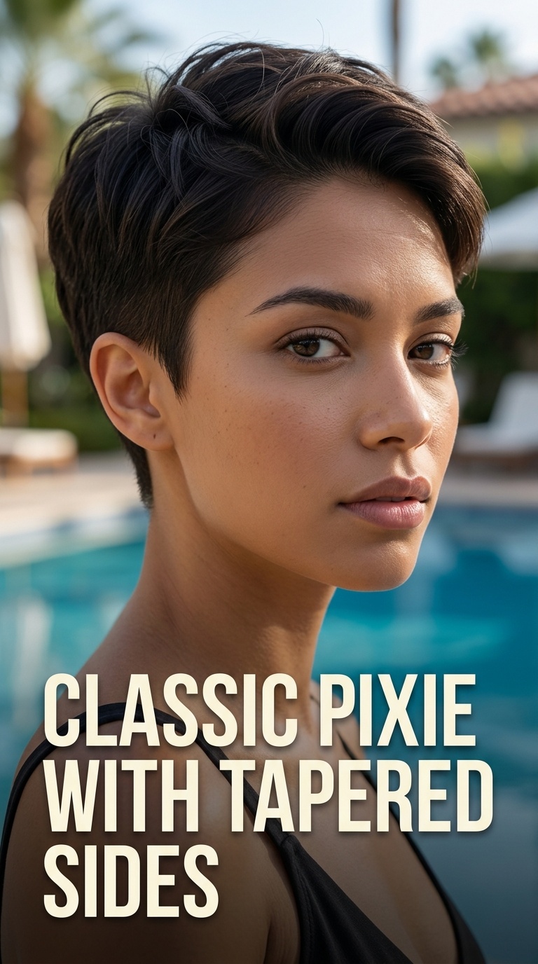 Classic Pixie with Tapered Sides