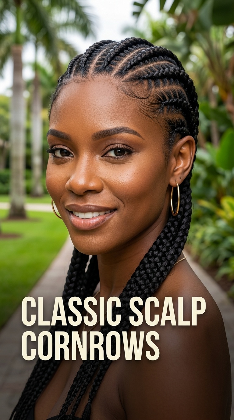 Classic Scalp Cornrows
