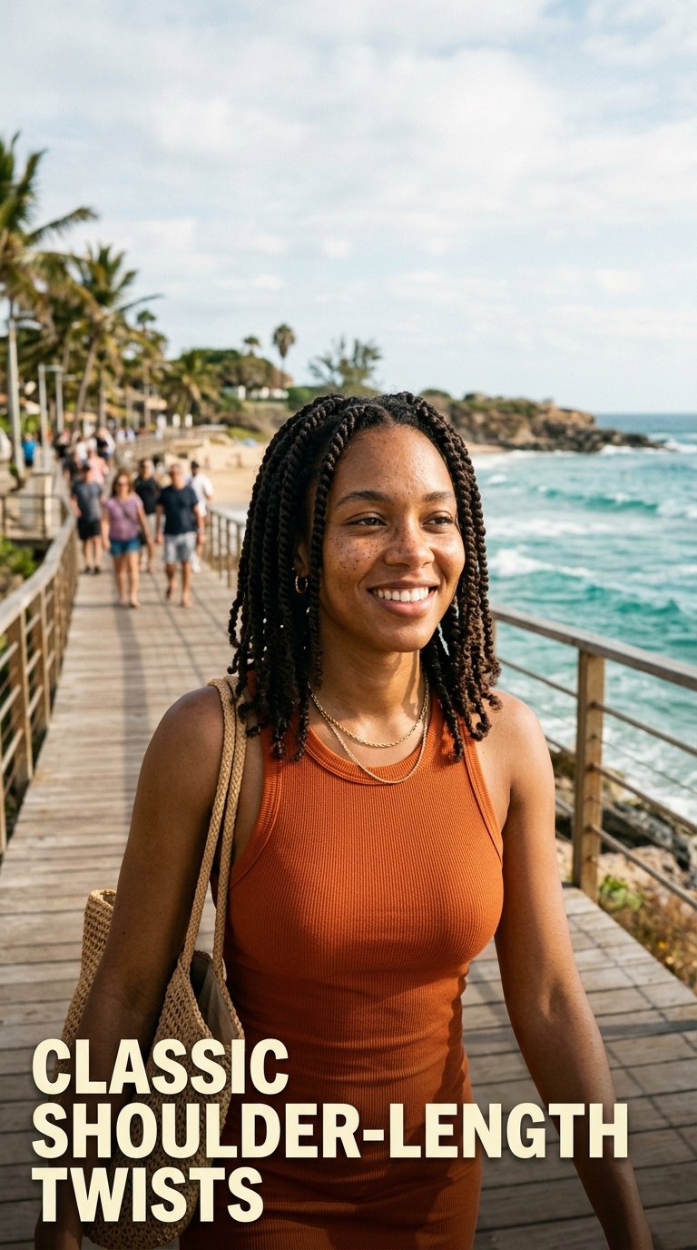 Classic Shoulder-Length Twists