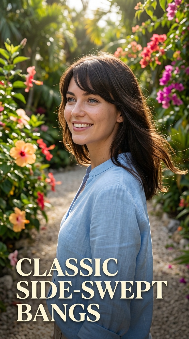 Classic Side-Swept Bangs