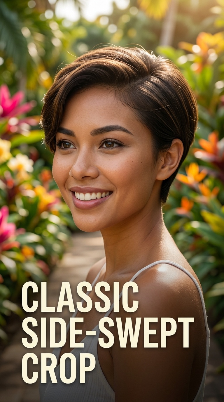 Classic Side-Swept Crop