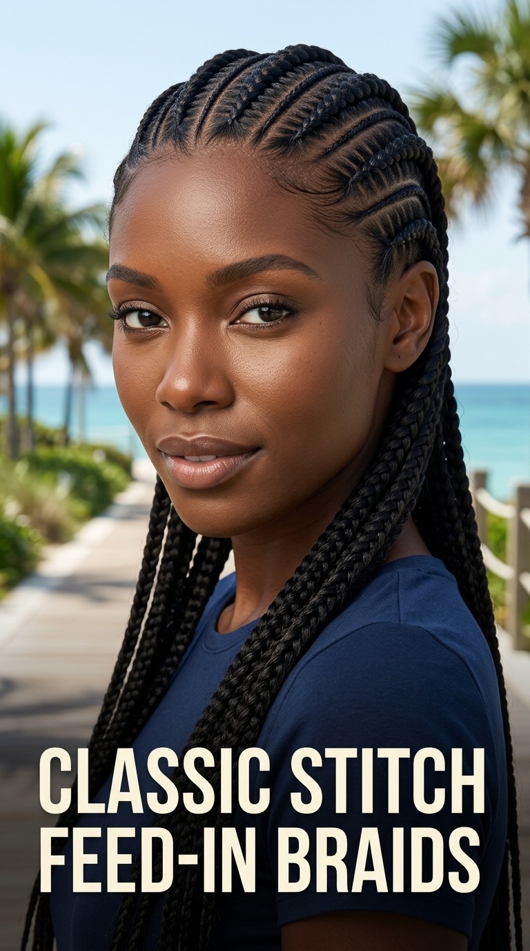 Classic Stitch Feed-In Braids
