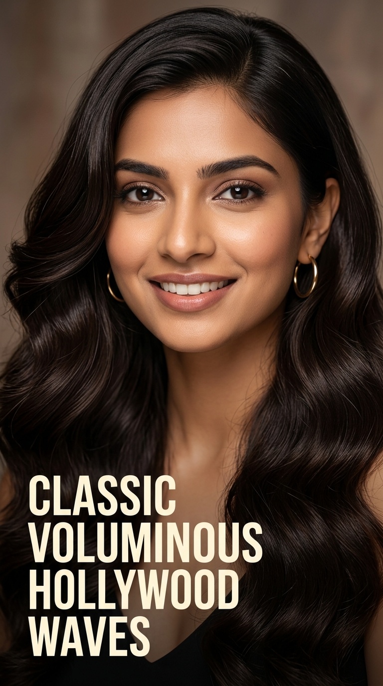Classic Voluminous Hollywood Waves