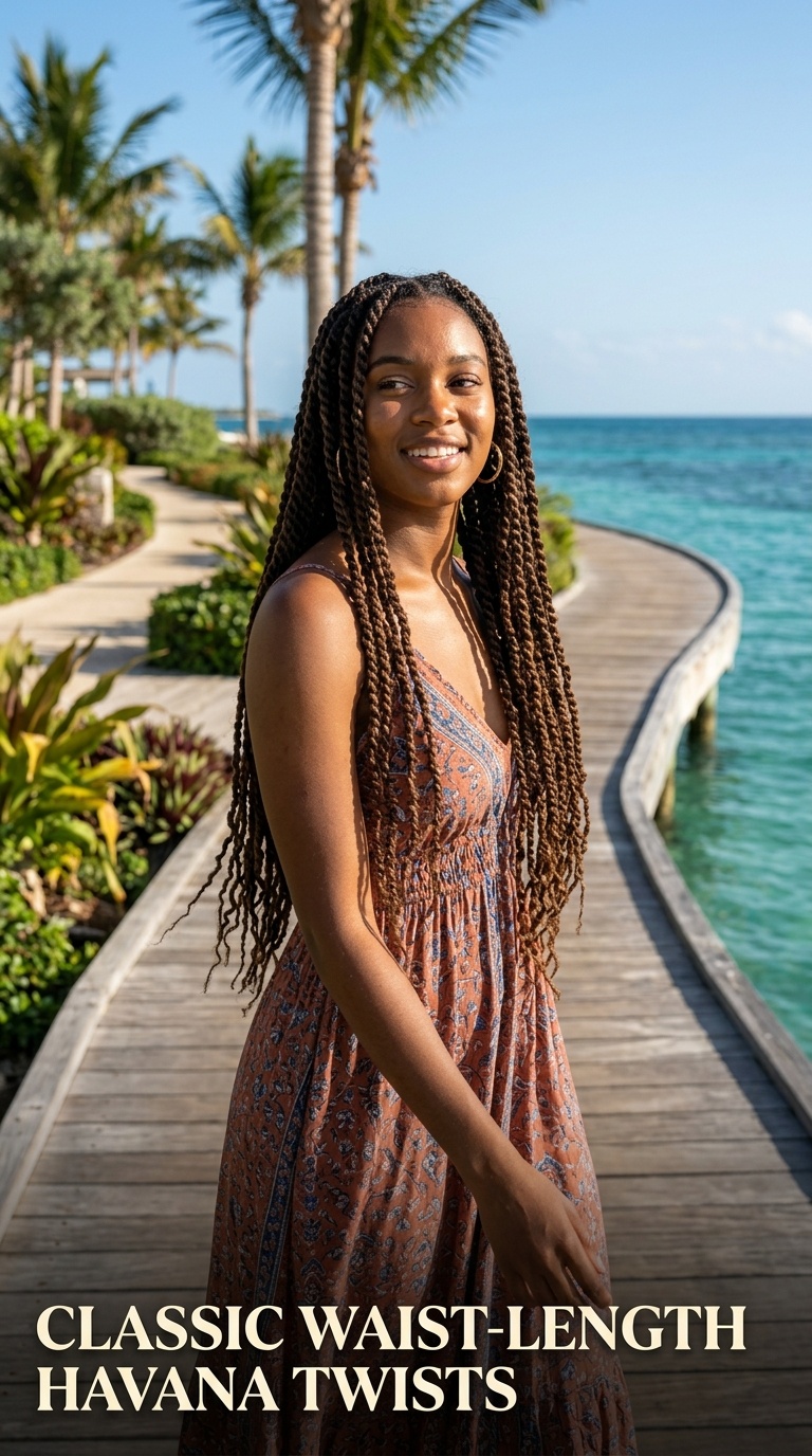 Classic Waist-Length Havana Twists