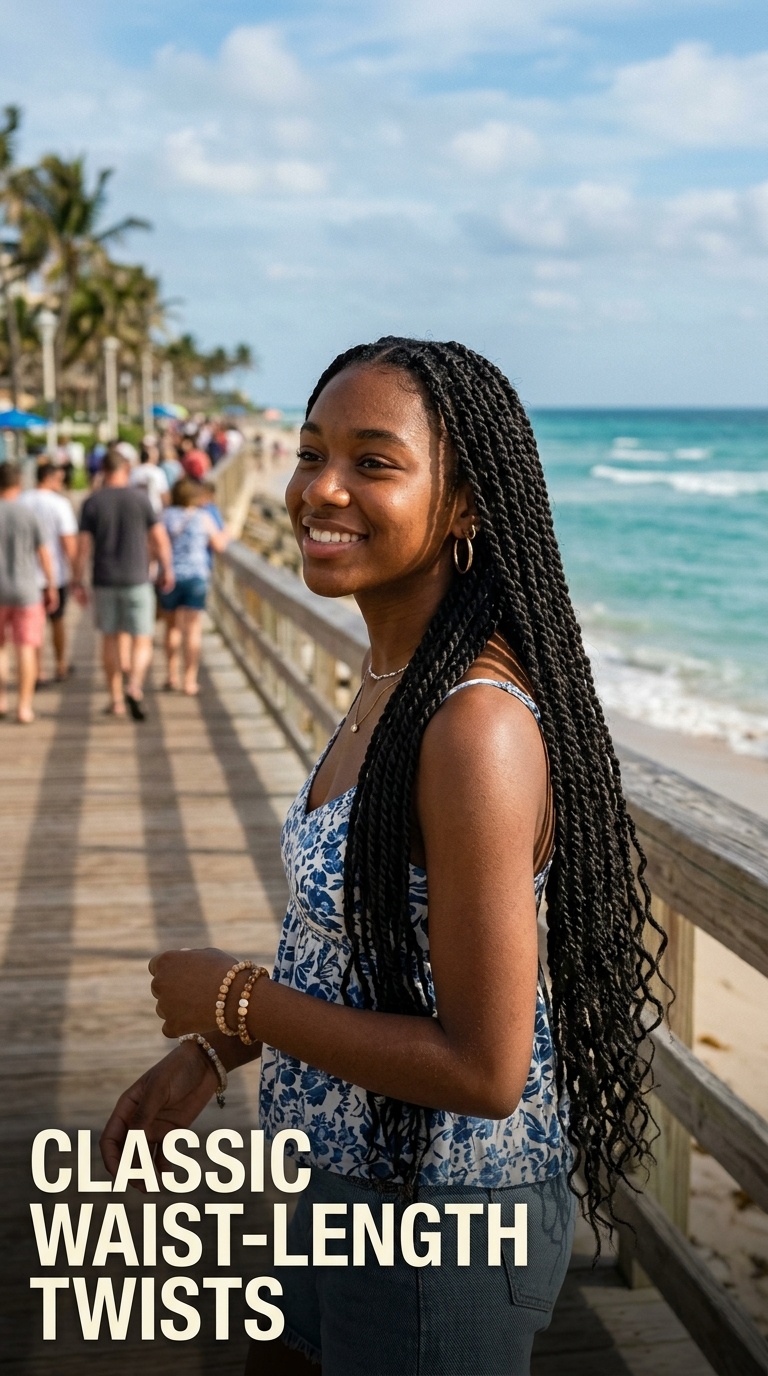 Classic Waist-Length Twists