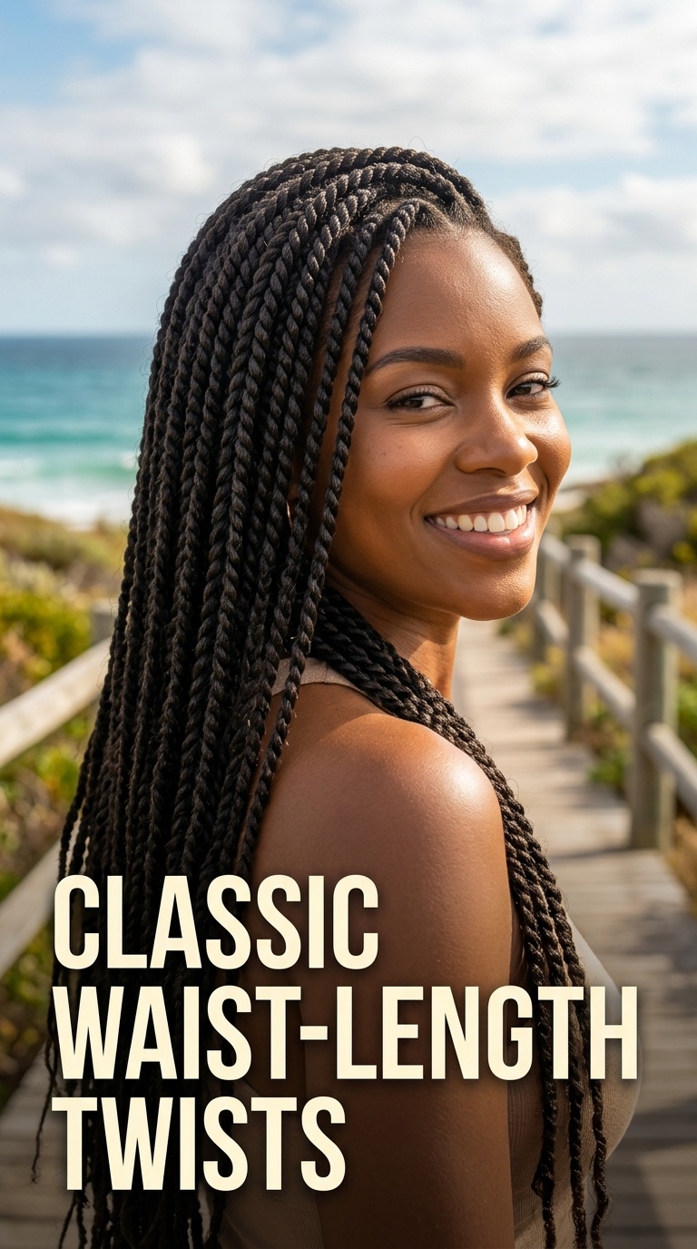 Classic Waist-Length Twists