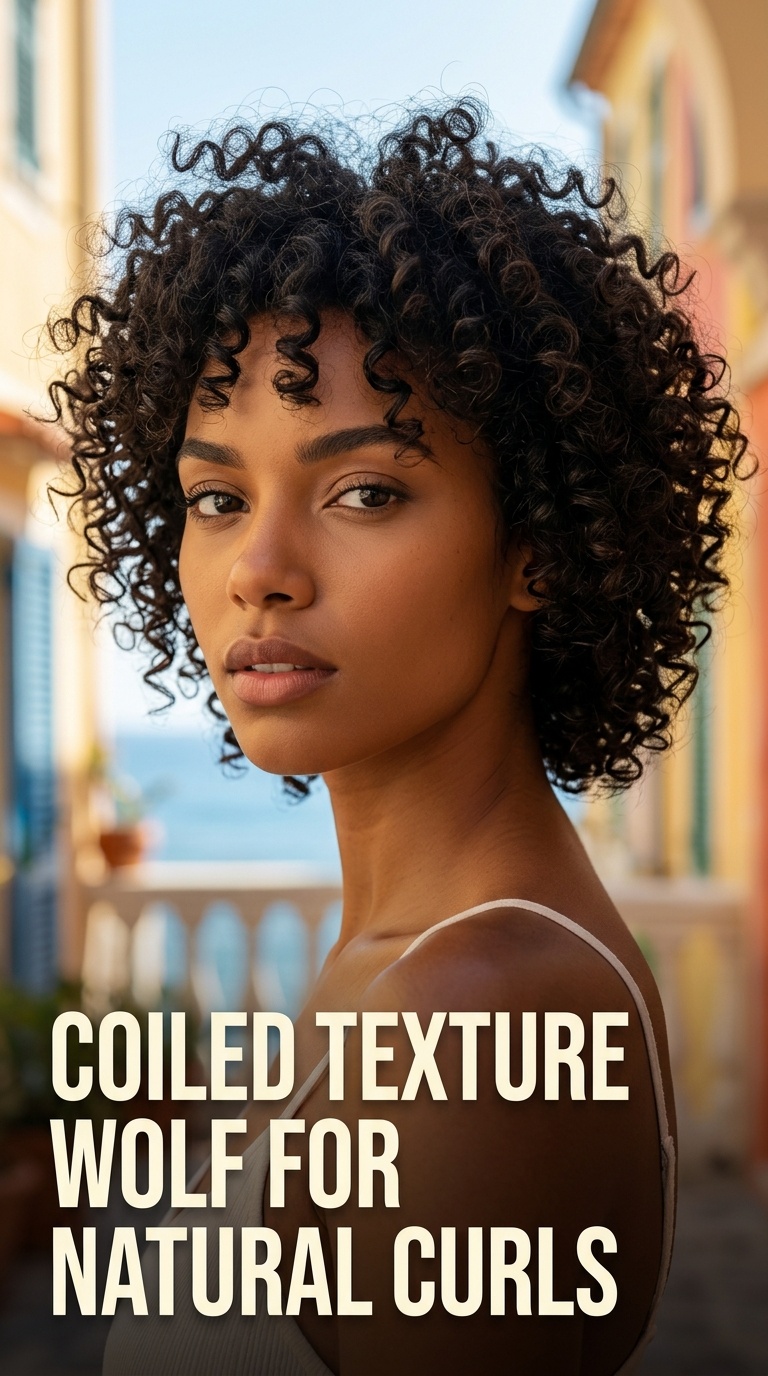 Coiled Texture Wolf for Natural Curls