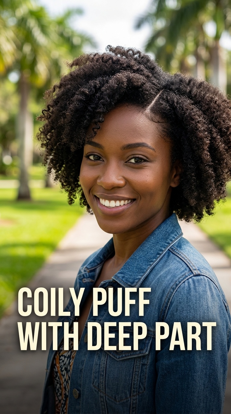 Coily Puff with Deep Part