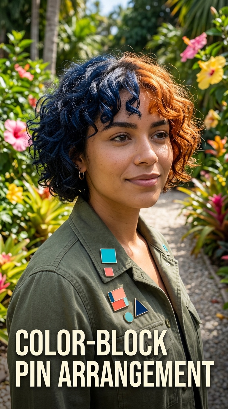 Color-Block Pin Arrangement