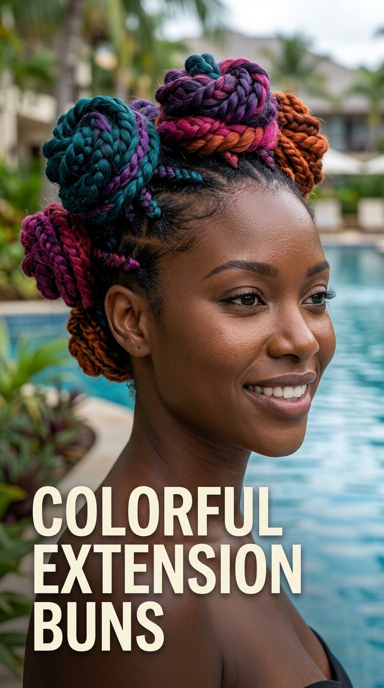 Colorful Extension Buns