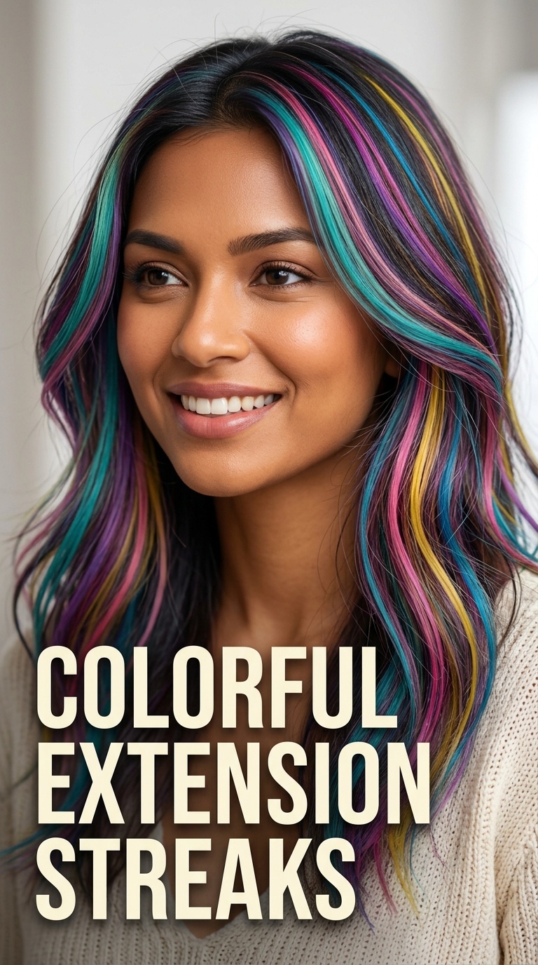 Colorful Extension Streaks