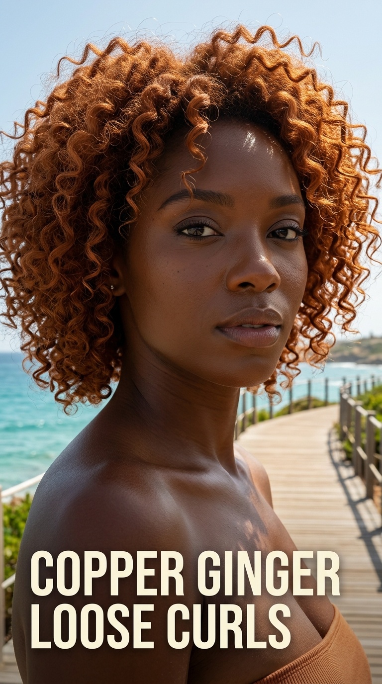 Copper Ginger Loose Curls