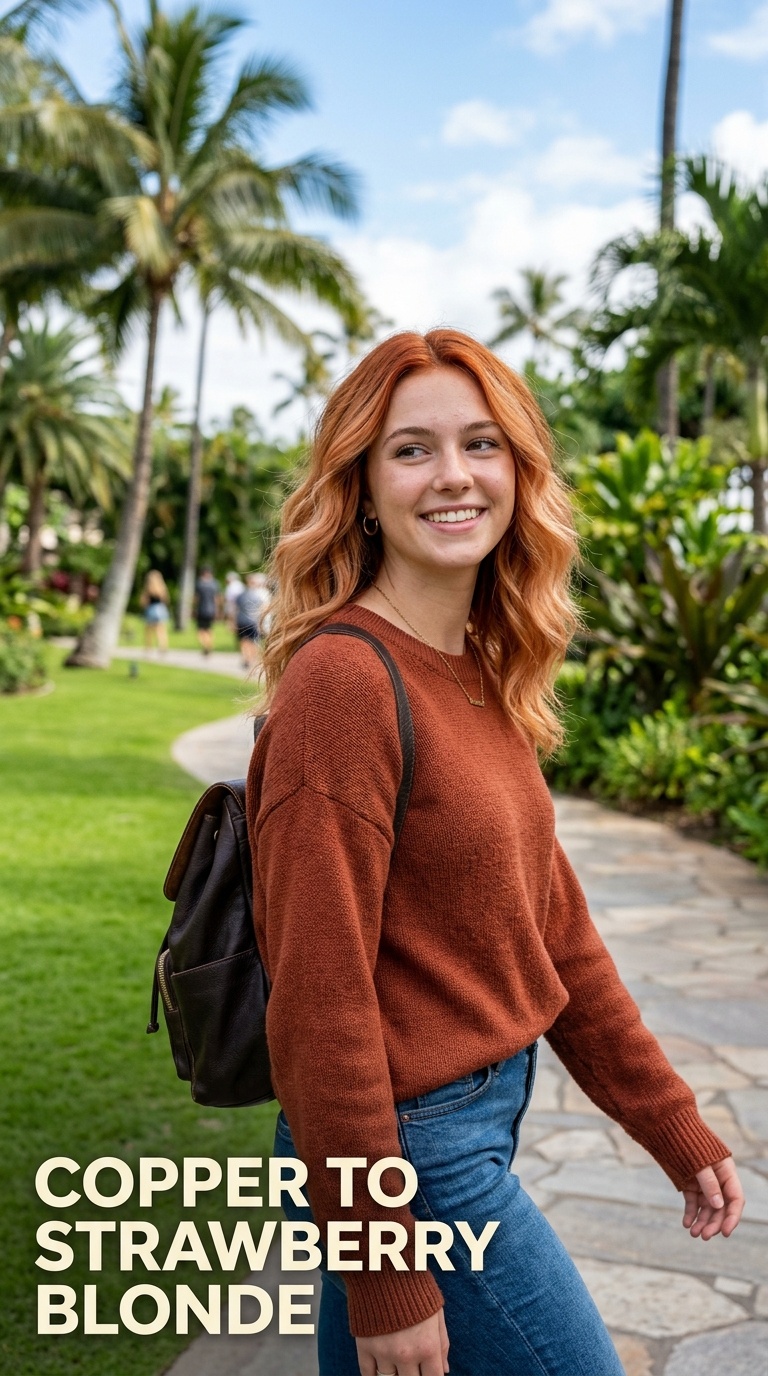 Copper to Strawberry Blonde