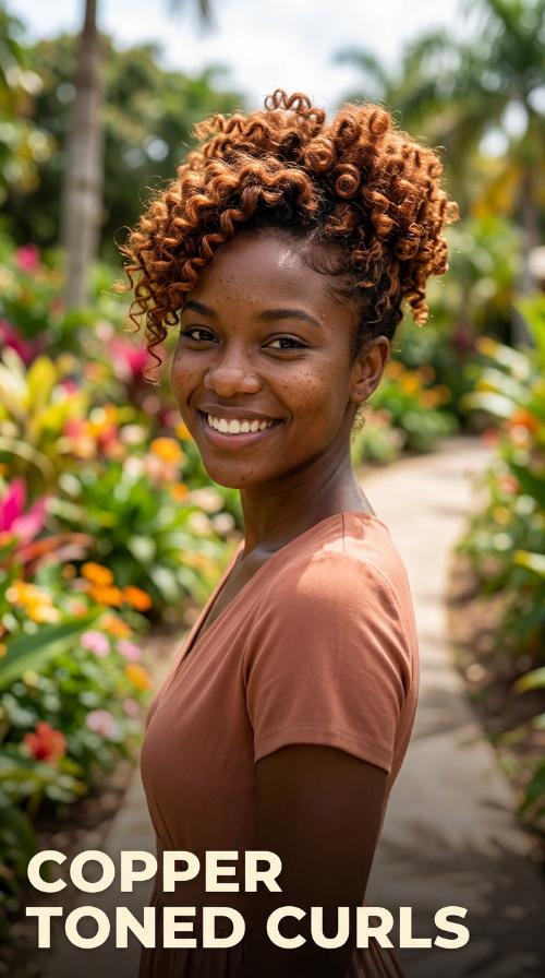 Copper Toned Curls