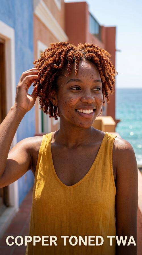 Copper Toned TWA