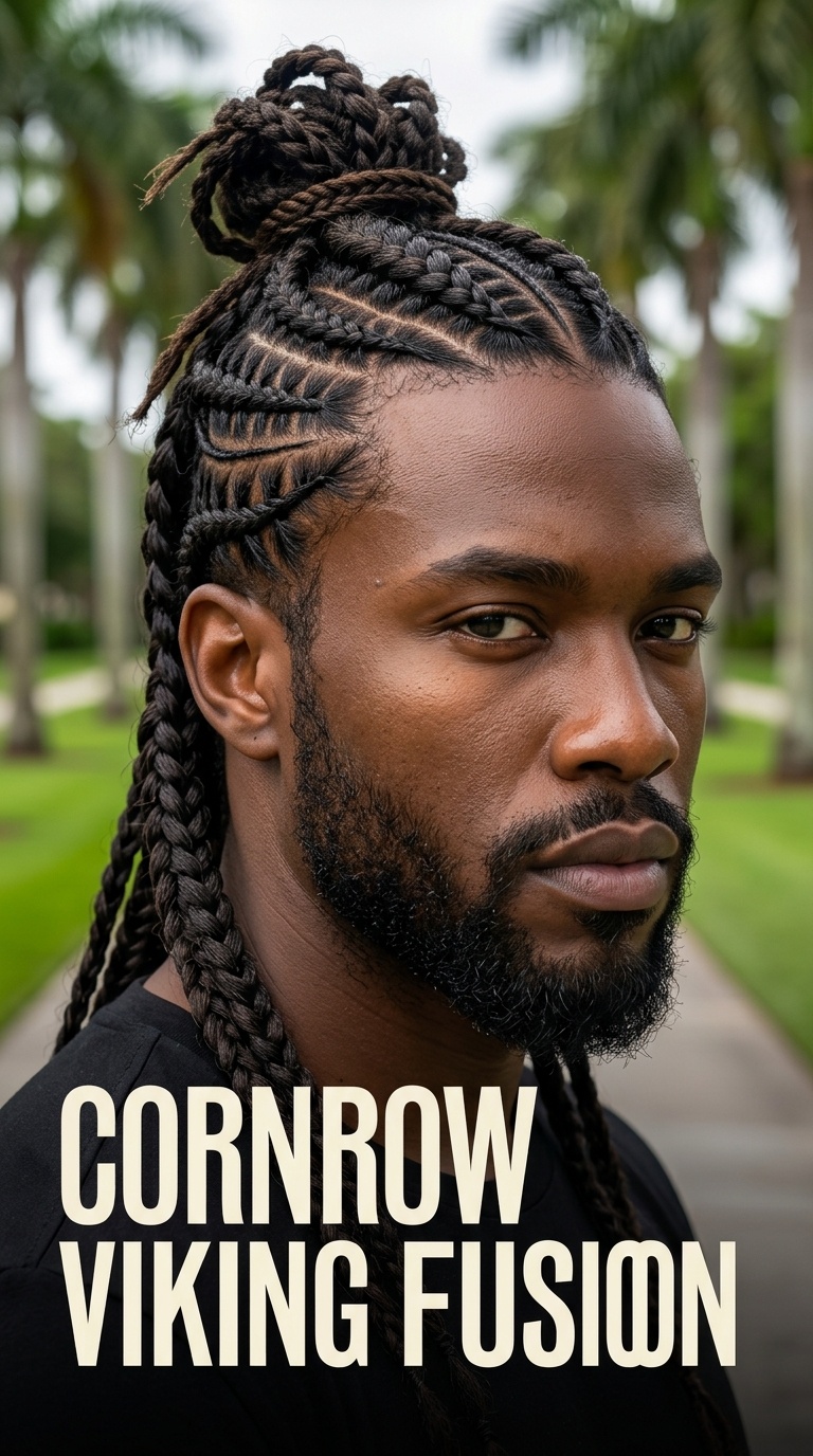 Cornrow Viking Fusion