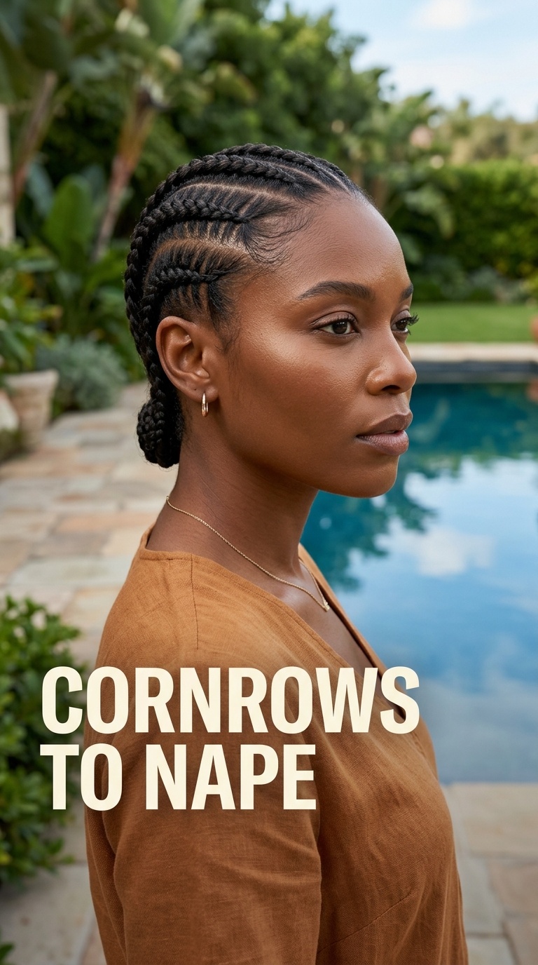 Cornrows to Nape