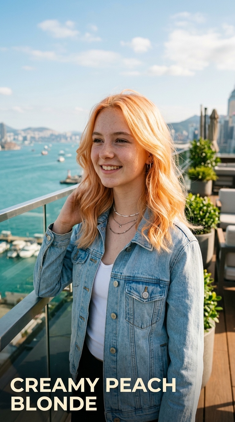 Creamy Peach Blonde
