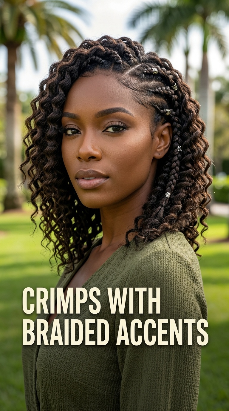 Crimps with Braided Accents