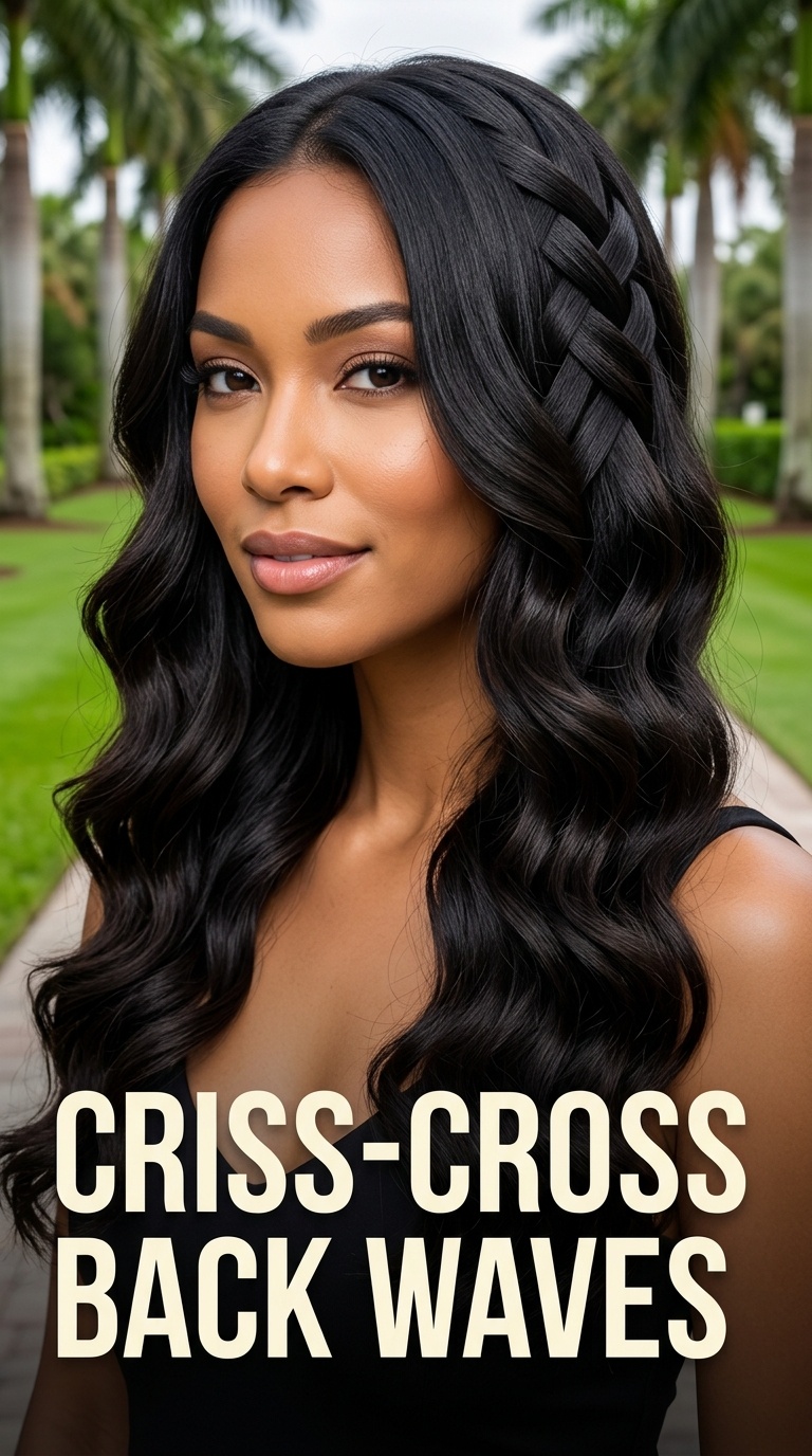 Criss-Cross Back Waves