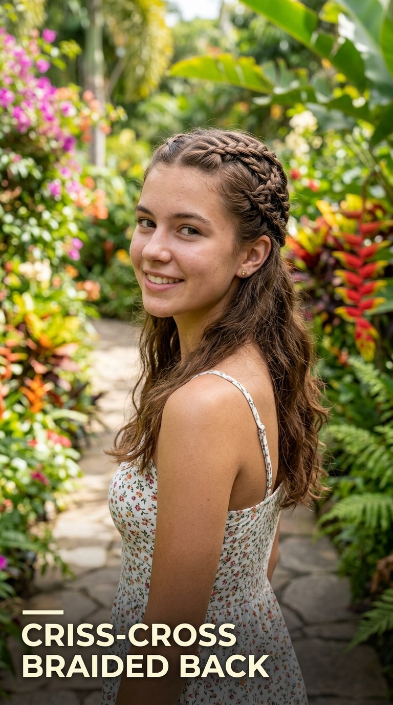 Criss-Cross Braided Back