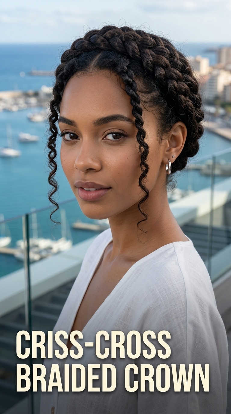 Criss-Cross Braided Crown