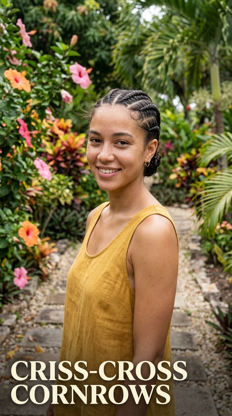 Criss-Cross Cornrows