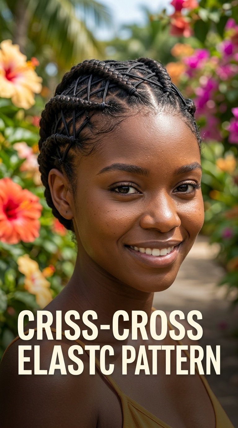 Criss-Cross Elastic Pattern