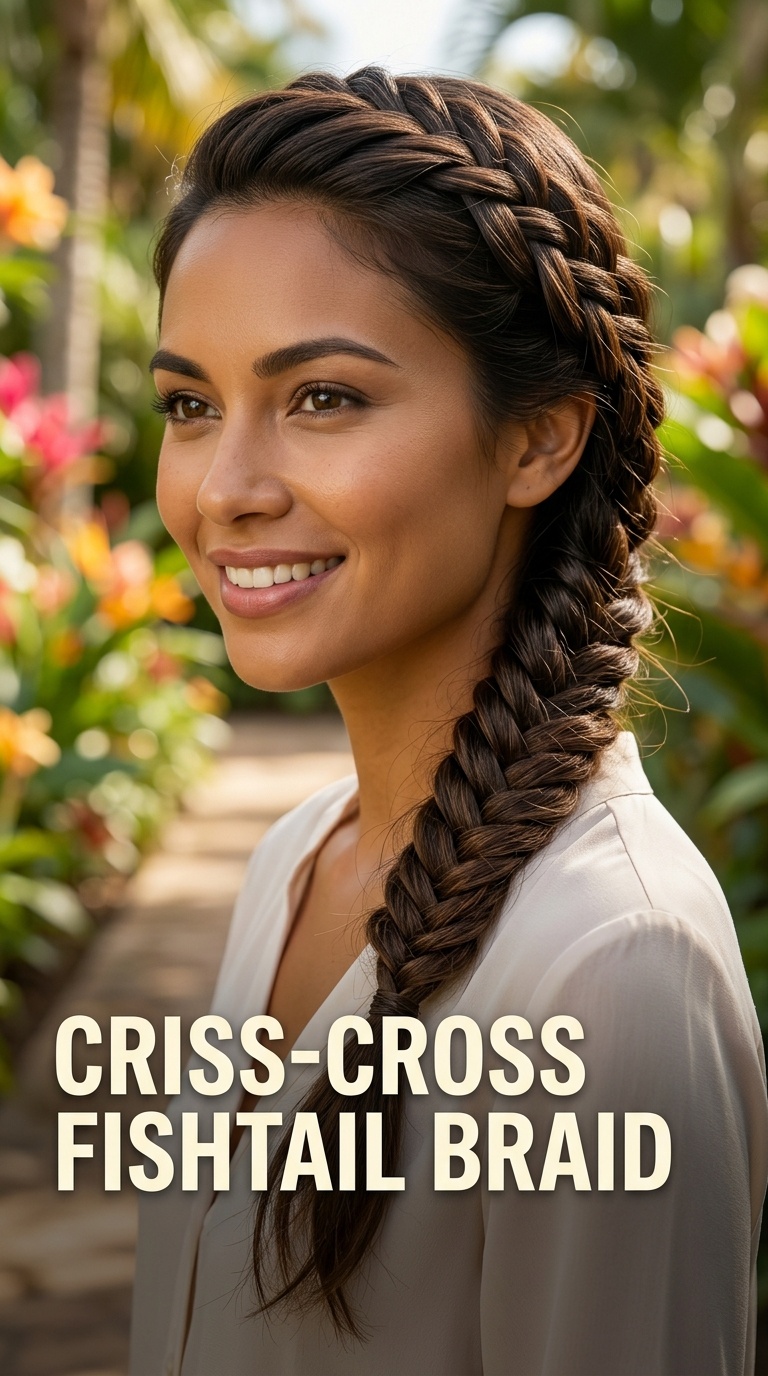Criss-Cross Fishtail Braid
