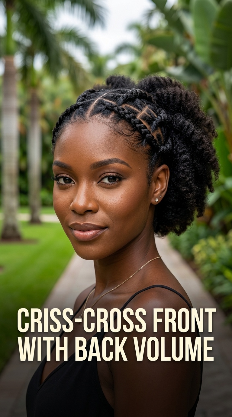 Criss-Cross Front with Back Volume