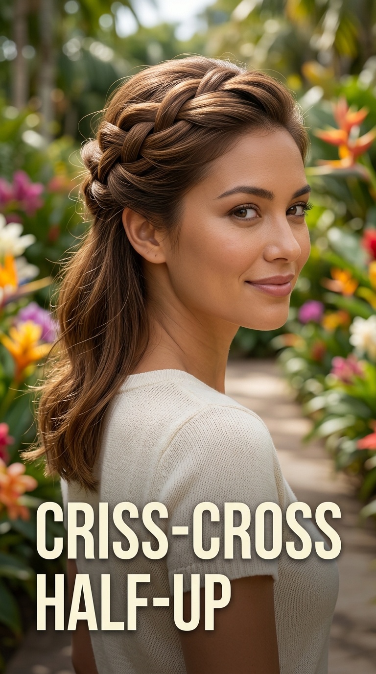 Criss-Cross Half-Up