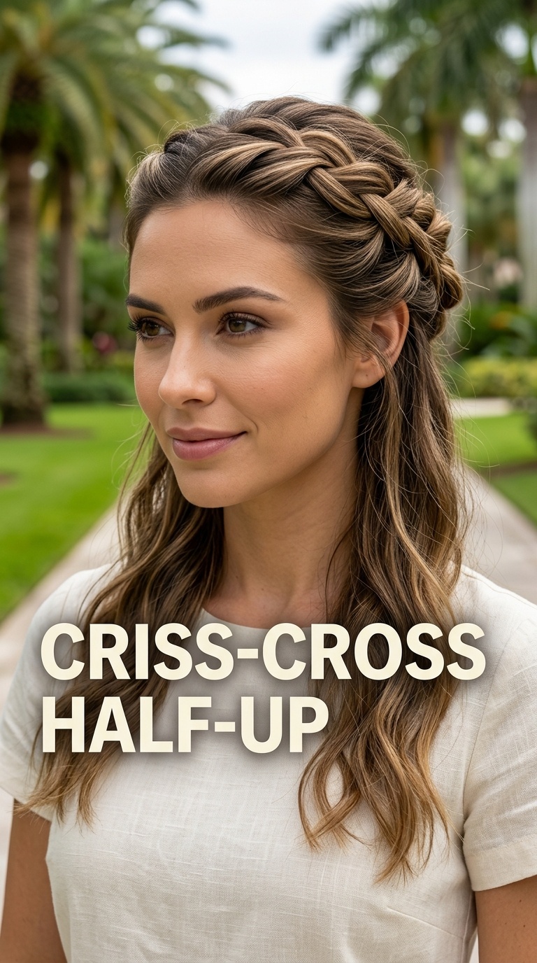 Criss-Cross Half-Up