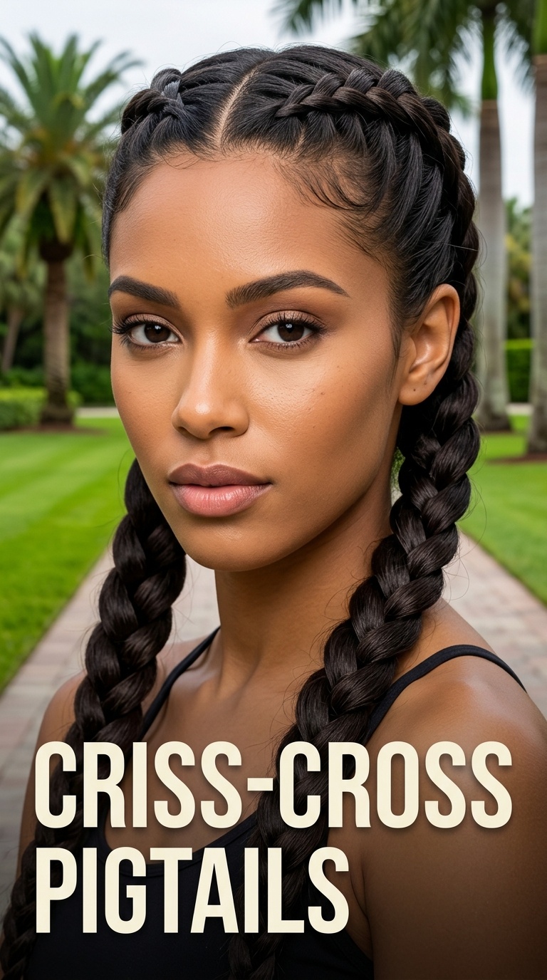 Criss-Cross Pigtails
