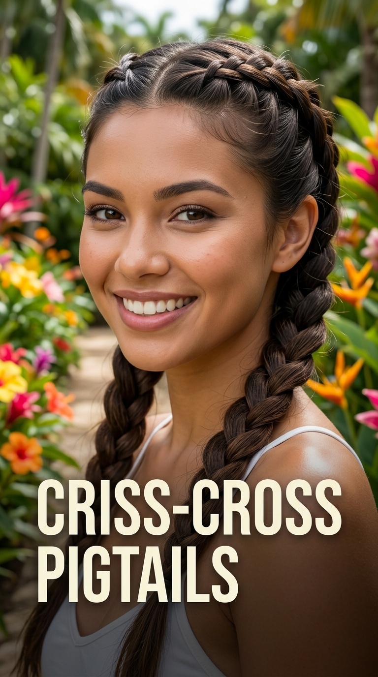 Criss-Cross Pigtails