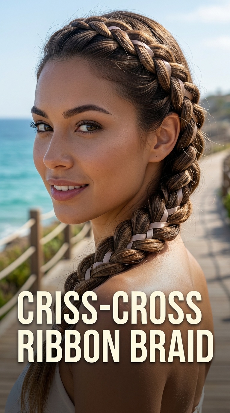 Criss-Cross Ribbon Braid