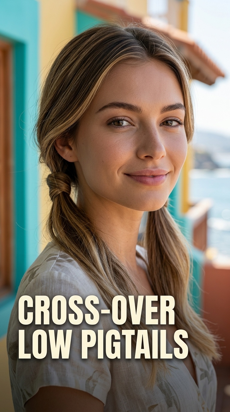 Cross-Over Low Pigtails