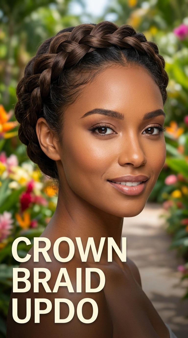 Crown Braid Updo