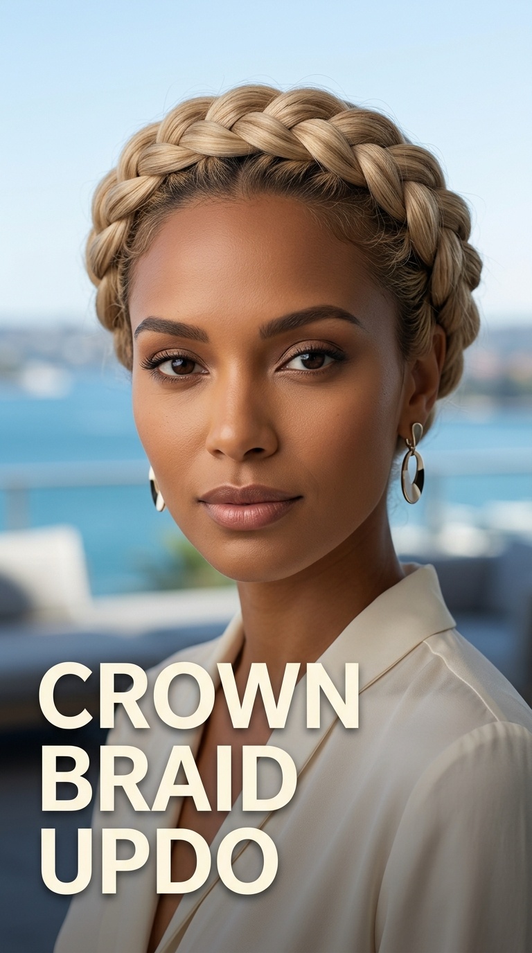 Crown Braid Updo