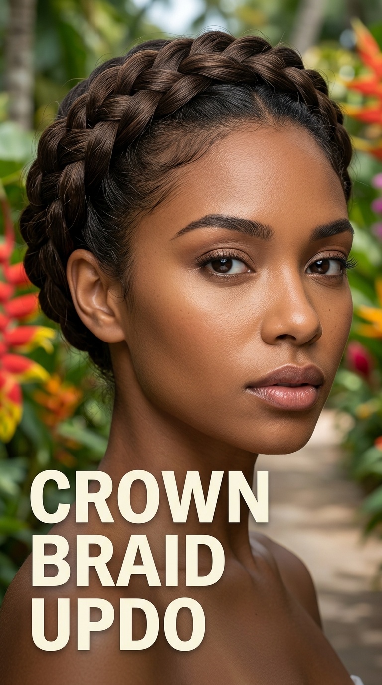 Crown Braid Updo