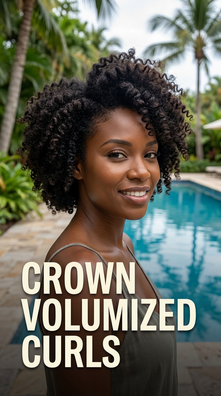 Crown Volumized Curls